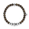 Rational | Silver Aura Bronzite Bracelet