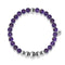 Intuitive | Silver Aura Purple Amethyst