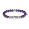 Intuitive | Silver Aura Purple Amethyst