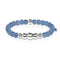 Peaceful | Silver Aura Blue Aventurine Bracelet
