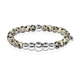 Energy | Silver Aura Apyrite Bracelet