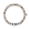 Devotion | Silver Aura Fossil Jasper Bracelet