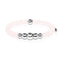 Grace | Silver Aura Pink Sandstone Bracelet