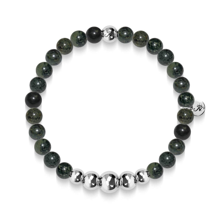 Hope | Silver Aura Kambaba Jasper Bracelet