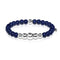 Integrity | Silver Aura Lapis Bracelet