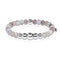 Sincerity | Silver Aura Pink Apyrite Bracelet