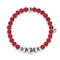 Tranquility | Silver Aura Red Turquoise Bracelet
