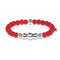 Tranquility | Silver Aura Red Turquoise Bracelet