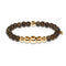 Rational | Gold Aura Bronzite Bracelet