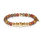 Selfless | Gold Aura Red Picasso Jasper Bracelet