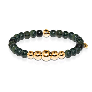 Hope | Gold Aura Kambaba Jasper Bracelet