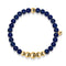 Integrity | Gold Aura Lapis Bracelet