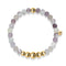 Sincerity | Gold Aura Pink Apyrite Bracelet