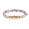 Sincerity | Gold Aura Pink Apyrite Bracelet