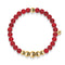 Tranquility | Gold Aura Red Turquoise Bracelet
