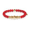 Tranquility | Gold Aura Red Turquoise Bracelet