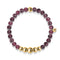 Friendship | Gold Aura Mulberry Agate Bracelet