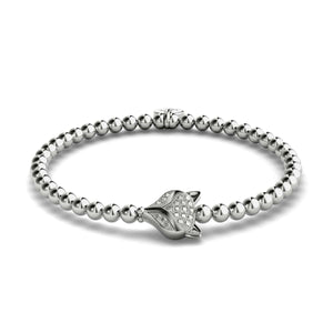 Vixen | Silver | Crystal Fox Bracelet