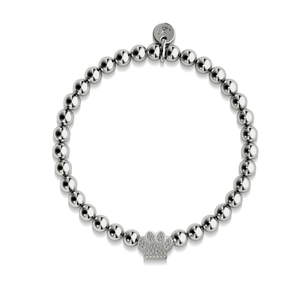 Paw | Silver | Crystal Kitty Print