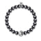 Men's | Balance | Silver & Hematite | Crystal Yin Yang