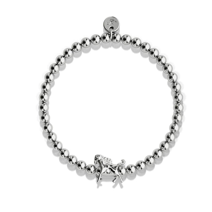 Equestrian | Silver | Horse Charm Bracelet
