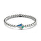 Kite | Silver | Enamel | Crystal Charm Bracelet