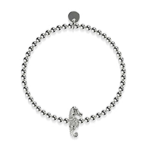 Reef | Silver | Seahorse Charm Bracelet