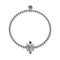 Queen | Silver | Crystal Honeybee Charm Bracelet