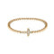 Blessed | 18k Gold | Crystal Cross Charm Bracelet