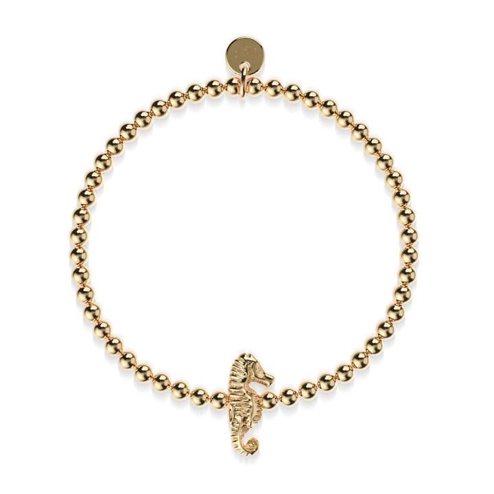 Reef | 18k Gold | Seahorse Charm Bracelet