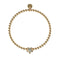 Flower Power | 18k Gold | Crystal Charm Bracelet
