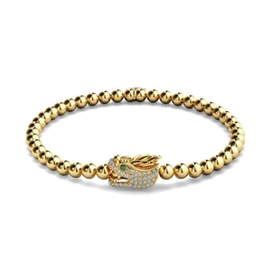 Dracarys | Gold | Crystal Dragon Charm Bracelet
