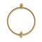 Isla | 18k Gold | Crystal Conch Shell Charm Bracelet