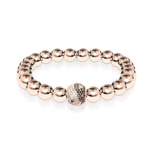 Men's | Balance | 18k Rose Gold | Crystal Yin Yang