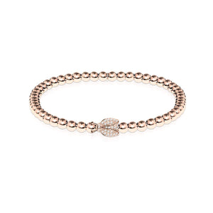 Lucky Bug | 18k Rose Gold | Crystal Ladybug