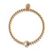 Playa | 18k Rose Gold | Crystal Sea Shell Charm Bracelet