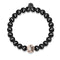 Men's | Balance | 18k Rose Gold & Gunmetal | Crystal Yin Yang