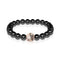 Balance | 18k Rose Gold & Gunmetal | Crystal Yin Yang