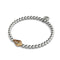 Kite | Silver & 18k Rose Gold | Crystal Charm Bracelet
