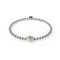 Daffodil | Silver | Yellow Crystal Charm Bracelet