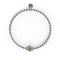 Daffodil | Silver | Yellow Crystal Charm Bracelet