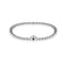 January | Garnet Birthstone | Silver | Crystal Heart Bracelet