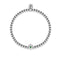 May | Emerald Birthstone | Silver | Crystal Heart Bracelet
