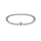 May | Emerald Birthstone | Silver | Crystal Heart Bracelet