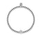 October | Opal Birthstone | Silver | Crystal Heart Bracelet