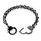 Gunmetal Steel | Chain Cuff Bracelet
