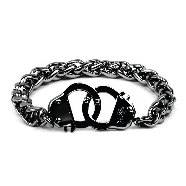 Men's | Gunmetal | Chain Cuff Bracelet
