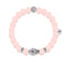 Elemental Energy | White Gold Buddha | Rose Quartz Bracelet