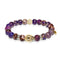 Inner Child | Gold Buddha | Purple Regarte Bracelet