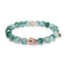 Teacher | Rose Gold Buddha | Grassy Jade Bracelet